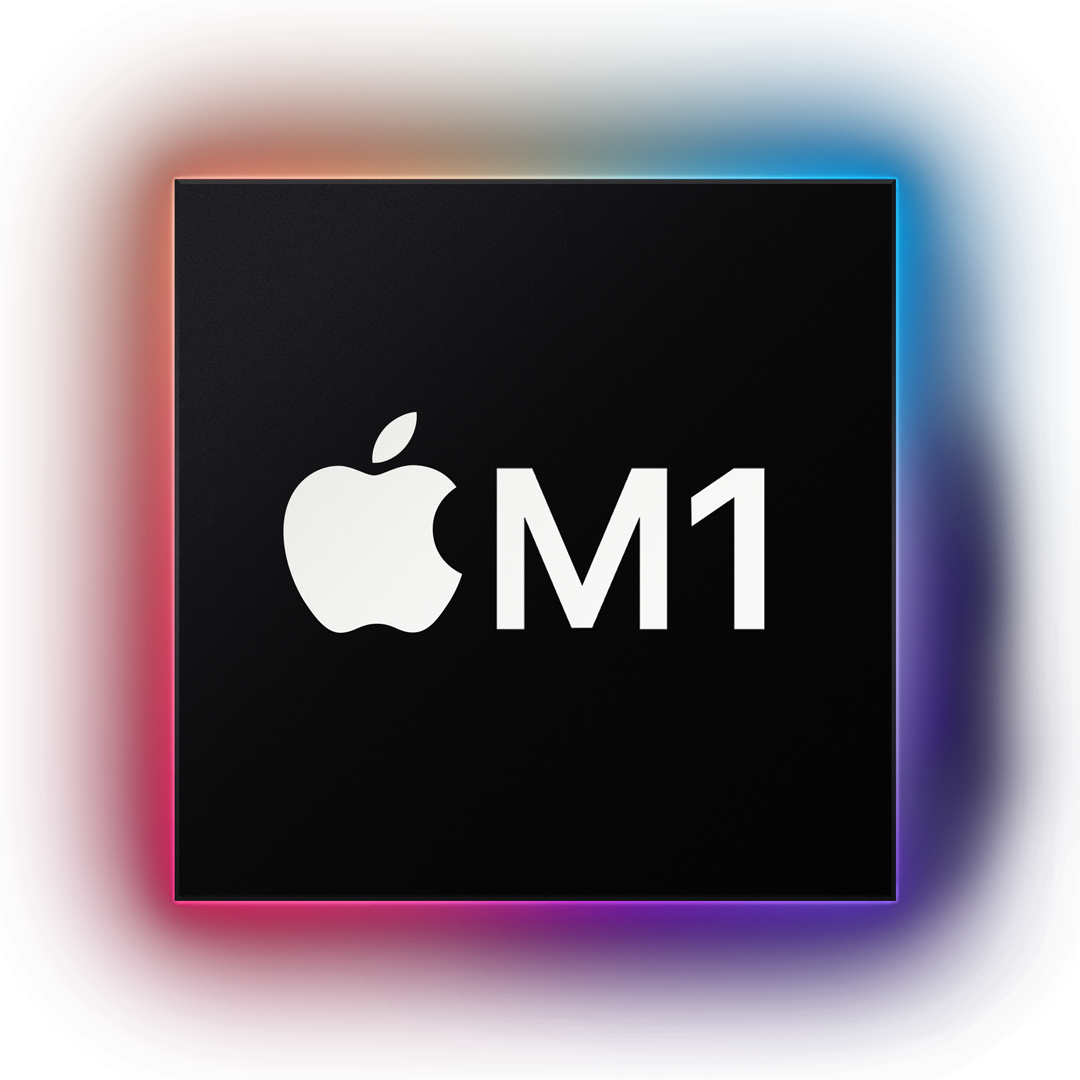 Apple M1 chip graphic