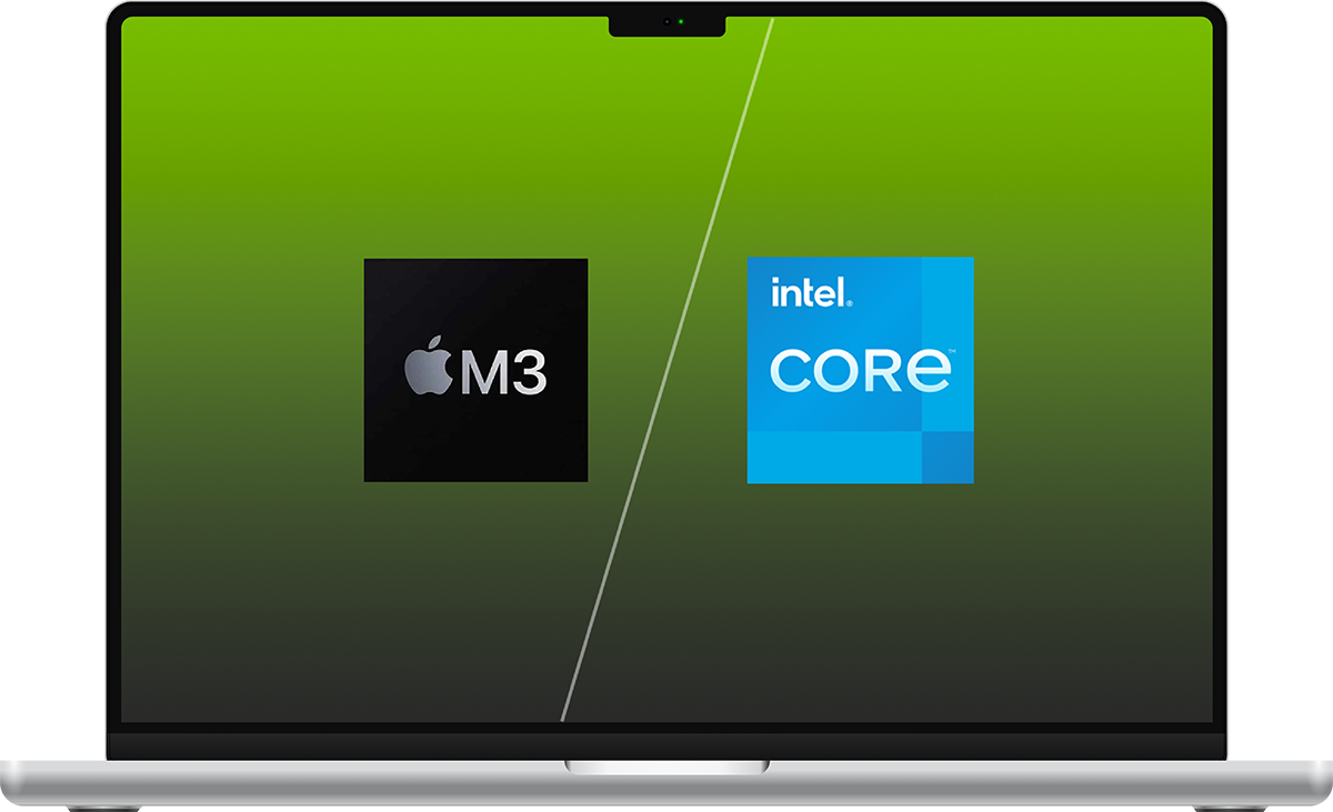 comparison between m3 and intel
