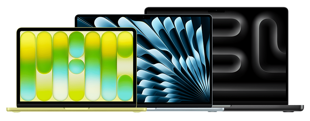 Apple device ecosystem including MacBook, iPad, and iPhone used by businesses to support secure, scalable productivity across enterprise environments.